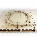 Hacker-Model MC24440R3 - H0 - Rondela  Grundkreis, 1-gleisig für Märklin C, R5, 360°